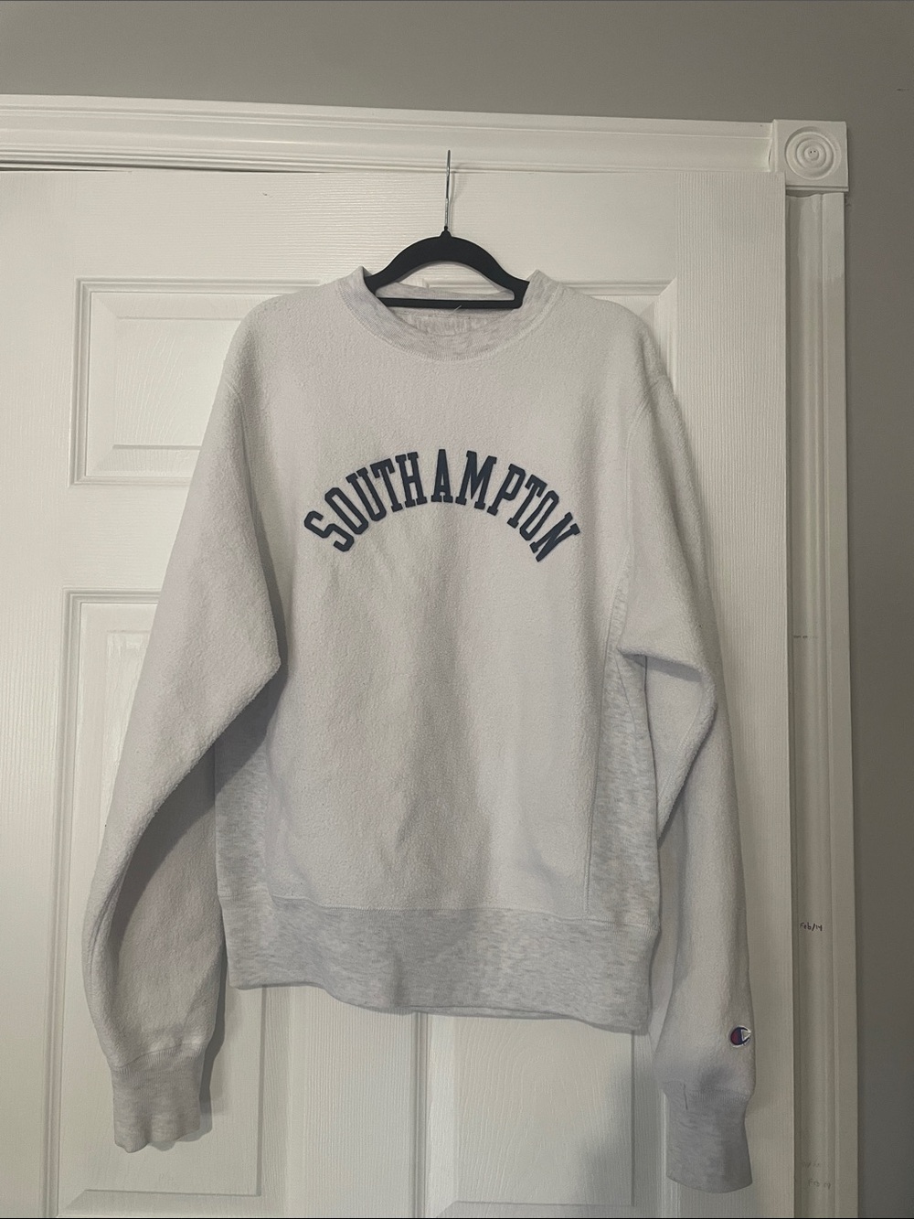 Champion White Southampton Crewneck Sweatshirt